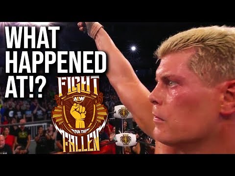WHAT HAPPENED AT: AEW Fight For The Fallen