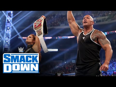 The Rock and Becky Lynch humble King Corbin: SmackDown, Oct. 4, 2019