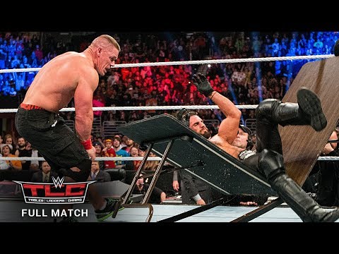 FULL MATCH – John Cena vs. Seth Rollins – Tables Match: WWE TLC 2014