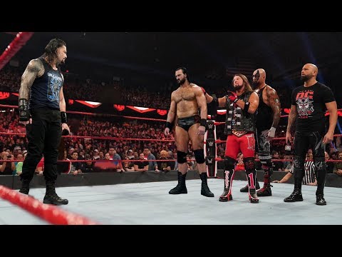 WWE 21 Dec 2019 Roman Reigns vs AJ Kinds Drew Mcintyre Gallows and Anderson