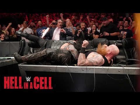 Roman Reigns Spears Erick Rowan thru the convey desk: WWE Hell in a Cell 2019