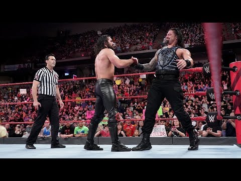 WWE Uncooked 29 March Roman Reigns & Seth Rollins vs Kevin Owens & Jinder Mahal – Replay