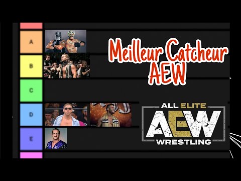 TIER LIEST DES MEILLEURS CATCHEURS AEW (selon le skill dans le ring)