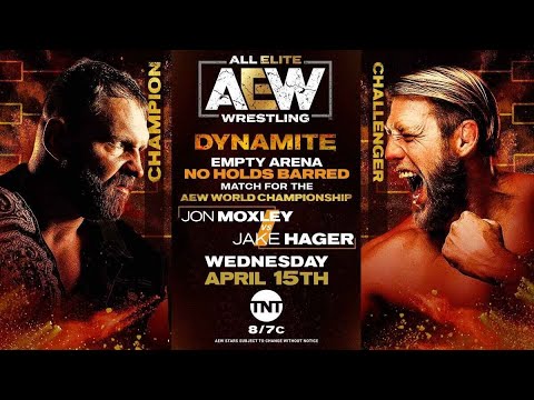 WWE 2K17 Jon Moxley vs Jake Hager (AEW World Championship -No Holds Barred) AEW Dynamite 15/04/2020