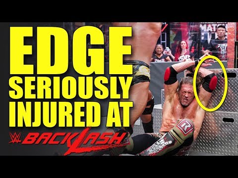 MOST INSANE W.T.F MATCH EVER! EDGE INJURED AT WWE BACKLASH 2020! Wrestling Info