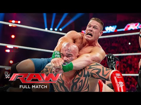 FULL MATCH – John Cena vs. Tensai – Low Strategies Match: Raw, April 16, 2012