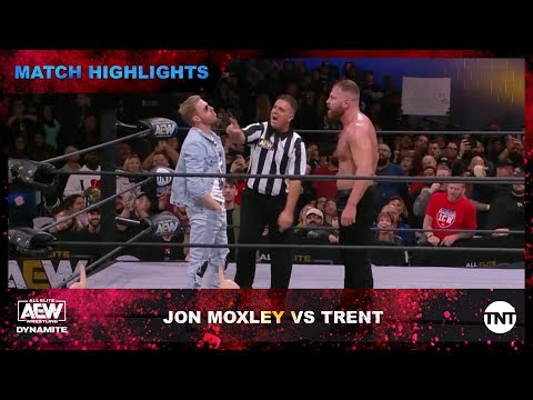 Moxley and Trent wage battle in the AEW Ring as Orange Cassidy interferes