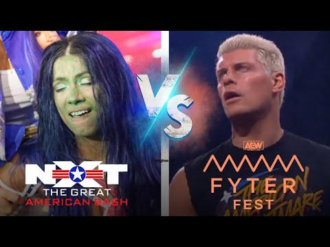 Which Became Better!? AEW Fyter Fest or NXT: Huge American Bash!