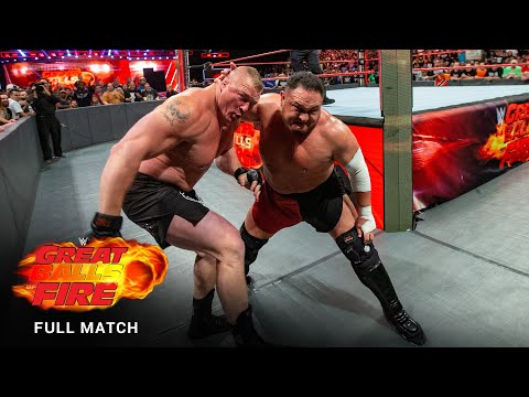 FULL MATCH – Brock Lesnar vs. Samoa Joe – Universal Title Match: WWE Advantageous Balls of Fire 2017