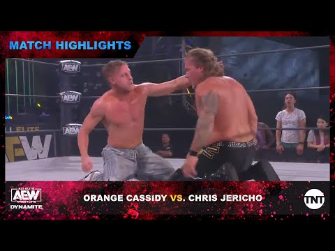 Orange Cassidy and Chris Jericho conflict in AEW predominant match