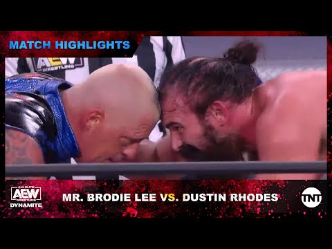 TNT Championship Match Between Mr. Brodie Lee and Dustin Rhodes on AEW Dynamite