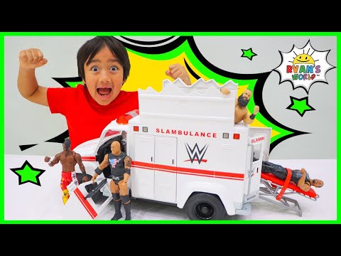 Ryan Performs with WWE Toys!
