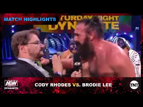 Pleasing Develop to AEW TNT Title Match Between Cody Rhodes and Mr. Brodie Lee