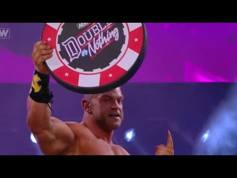 BRIAN CAGE WINS AEW CASINO LADDER MATCH AND MAKES AEW DEBUT!!! DOUBLE OR NOTHING