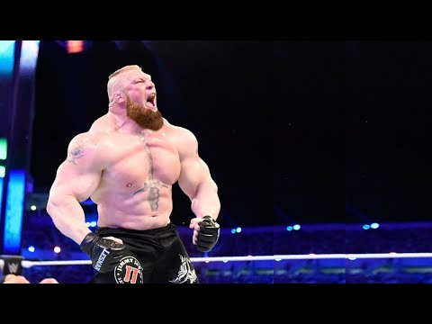 WWE 2021 Brock Lesnar return with original gaze and abolish Roman Reigns in face of Paul Heyman