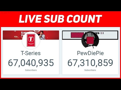 Top 50 YouTube Dwell Sub Depend – PewDiePie VS T-Series, Cocomelon, WWE, MrBeast & More!