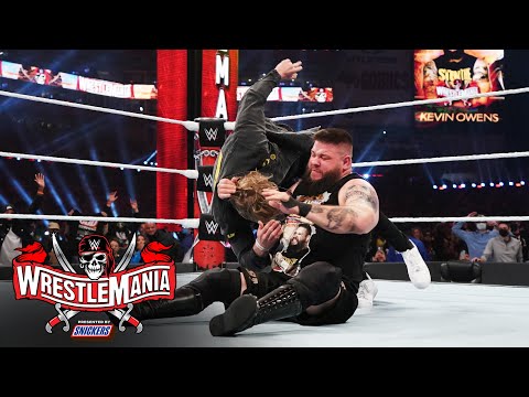 Kevin Owens hits Stunner on Logan Paul: WrestleMania 37 – Night 2 (WWE Community Odd)