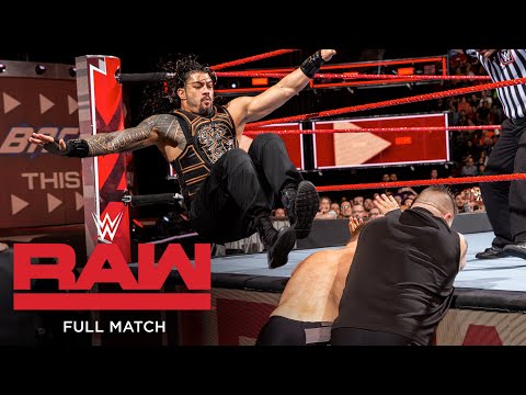 FULL MATCH – Reigns, Strowman & Lashley vs. Owens, Zayn & Mahal: Raw, Apr. 30, 2018
