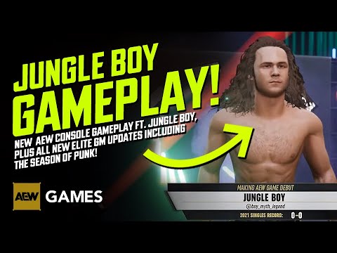 AEW Console Sport: Unique Jungle Boy Gameplay, CM Punk, Plus All Updates Coming to EGM!