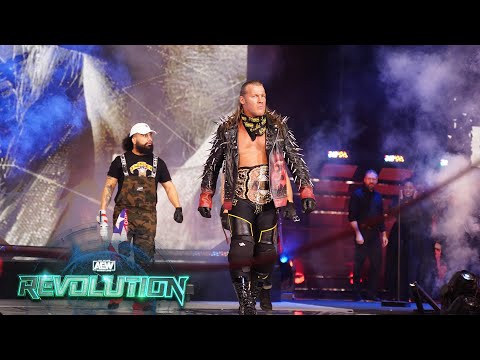 CHRIS JERICHO ENTRANCE FROM AEW REVOLUTION | ORDER THE REPLAY NOW