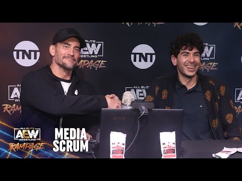 AEW Media Scrum with CM PUNK and TONY KHAN | AEW Rampage:  The First Dance  | 8/20/21
