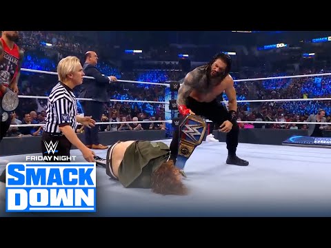 Roman Reigns goes one-one-one with Sami Zayn for the Approved Title | FRIDAY NIGHT SMACKDOWN