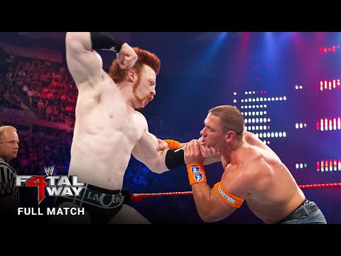 FULL MATCH – John Cena vs. Edge vs. Randy Orton vs. Sheamus – WWE Title Match: WWE Fatal 4-Manner 2010