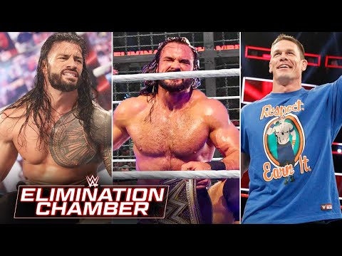 WWE Elimination Chamber 21 February 2021 – Roman Speared Edge Explanation, John Cena, Highlights