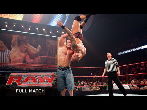 FULL MATCH – John Cena vs. Randy Orton – Star of the one year Match Last: Raw, Dec. 14, 2009