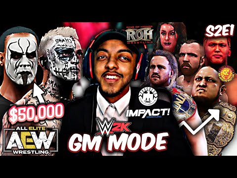 WWE 2K nevertheless I changed into once rehired because the AEW Fashioned Supervisor… (AEW GM MODE)