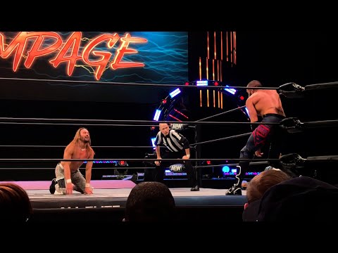 Fancam: Trent Beretta vs Reduce Jackson AEW Rampage Live Orange Cassidy Ringside 1.21.22 DC Live