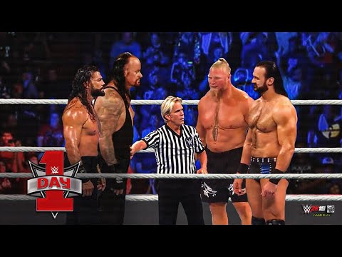 WWE – December 23, 2021 – Roman Reigns & Undertaker vs. Brock Lesnar & Drew Mcintyre