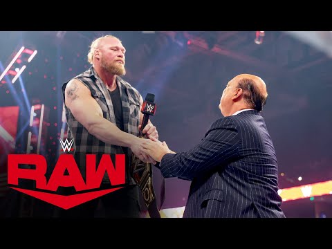 Brock Lesnar reunites with Paul Heyman as WWE Champion: Uncooked, Jan. 3, 2022