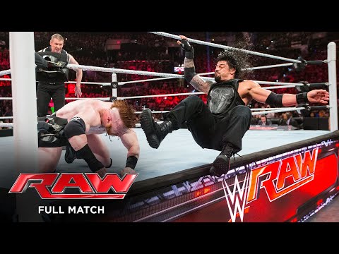 FULL MATCH – Roman Reigns vs. Sheamus – WWE Title Match: Raw, Jan. 4, 2016