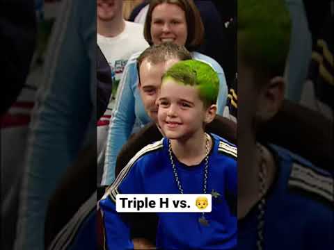 Triple H tries to strive towards a young WWE fan #Instant