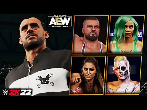 10 AMAZING AEW Wrestlers You Can Rating In WWE 2K22!