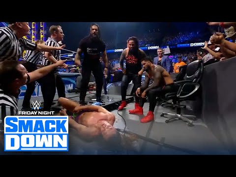 Roman Reigns interferes in RK-Bro vs. The Usos in the Unification Mission | SMACKDOWN | WWE on FOX