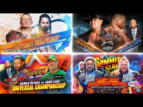 WWE Summerslam Every Predominant Tournament Expedient Match Card (2015-2022)