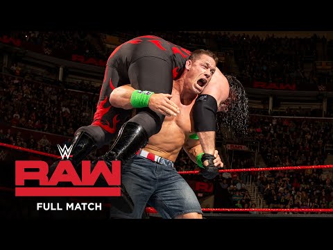 FULL MATCH — John Cena vs. Kane – No Disqualification Match: Raw, March 26, 2018