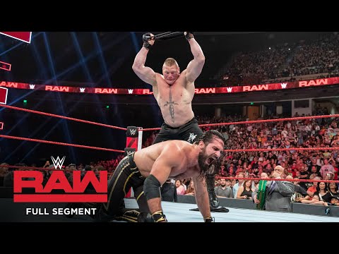 FULL SEGMENT — Brock Lesnar beats down Seth Rollins: Raw, June 3, 2019
