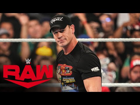 John Cena presents an emotional thank you to the WWE Universe: Raw, June 27, 2022