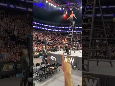 Darby Allin Horrifying Ladder Fall On Jeff Hardy at AEW Dynamite This Week #shorts #darbyallin