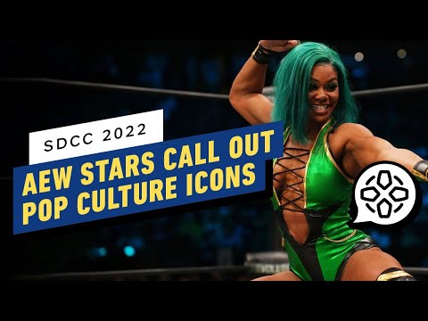 AEW Stars Call Out Pop Custom Icons | Comedian Con 2022