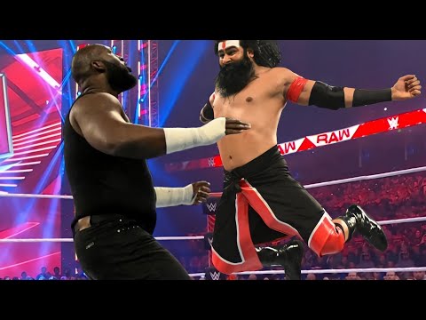 Veer Mahaan Destroys & Defeat Omos WWE Raw 2022