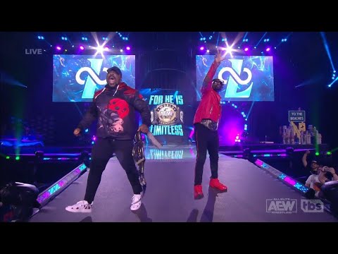 Swerve In Our Glory Entrance as AEW World Label Team Champions: AEW Dynamite Fyter Fest 2022 (Week 2)