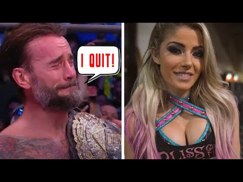 CM Punk Just about Quit AEW &Nearly Walked Out…Alexa Bliss Recent Persona?…WWE Releases…Wrestling Files