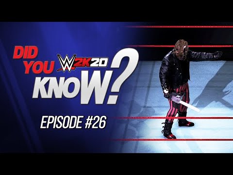WWE 2K20 Did You Know?: Sigh Chainsaw, MyPlayer Exports, Fresh Designate Finishers & More! (Episode 26)