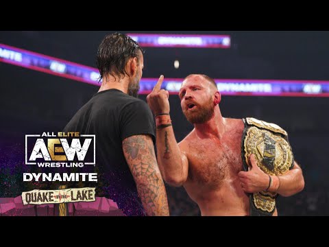 The AEW World Champion CM Punk is Attend! | AEW Dynamite: Quake by the Lake, 8/10/22