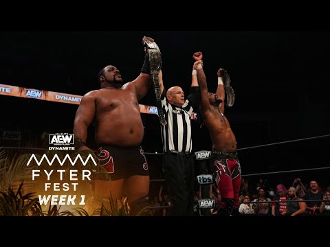 Swerve in Our Glory Are the NEW AEW World Mark Team Champions! | AEW Fyter Fest Week 1, 7/13/22