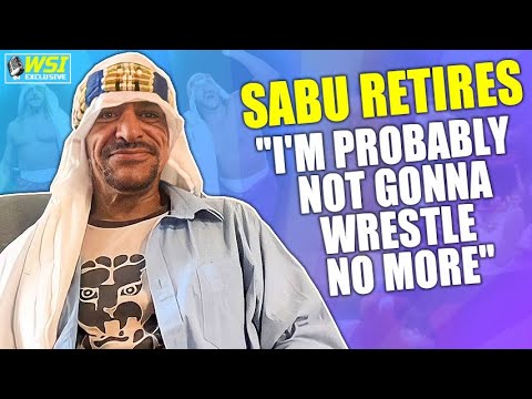Sabu Publicizes Retirement From In-Ring Competitors